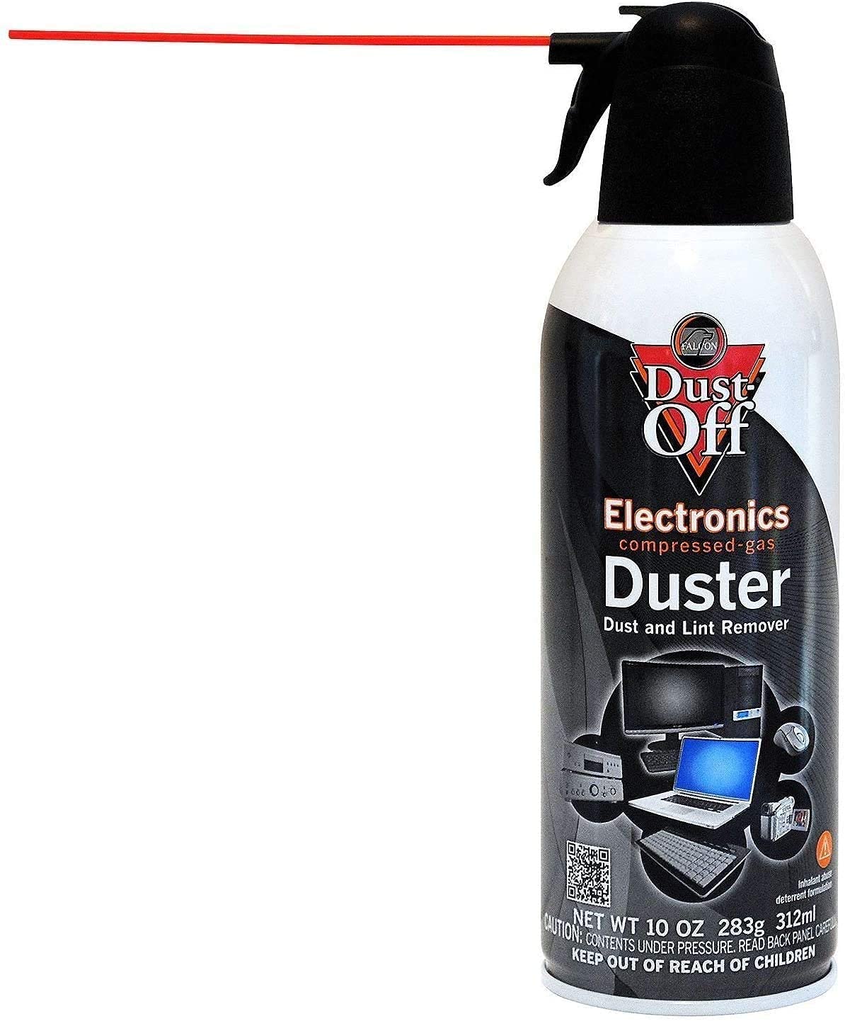 Blow Off Air Duster Can with Nozzle, 10 oz