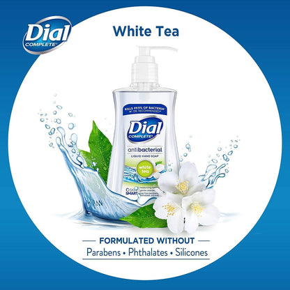 Dial Liquid Soap Anti-Bacteria White Tea 7.5oz Pump