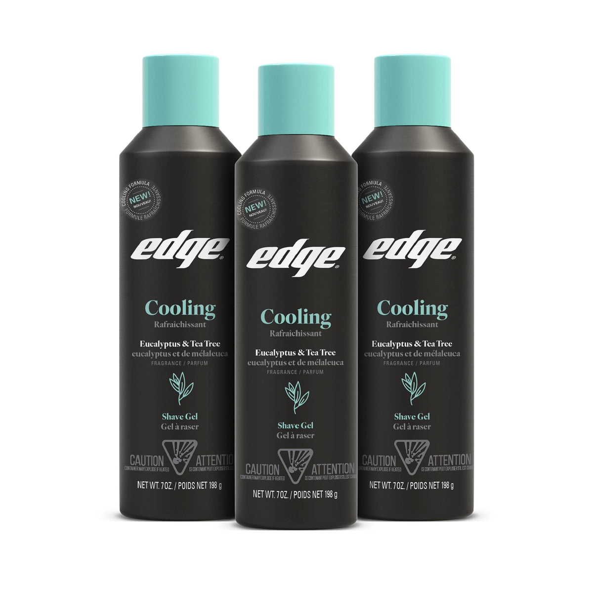 Edge Shave Gel Cooling Formula Eucalyptus + Tea Tree 7oz