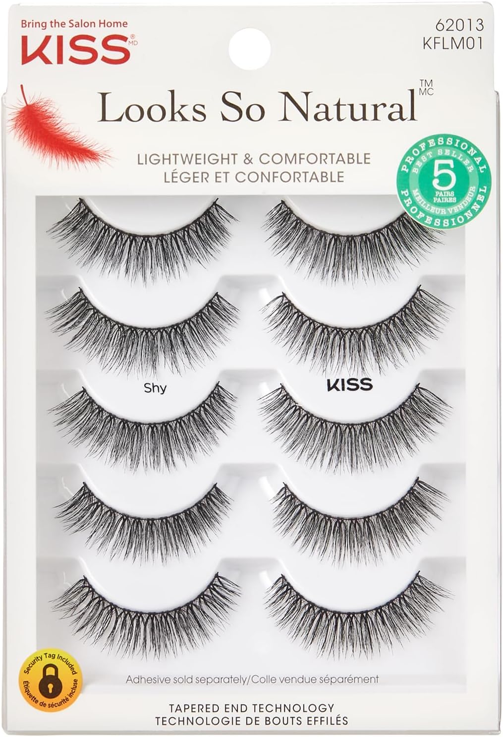 KISS The New Natural Effortless Minimal Look Everyday Lashes - Gold Hoops