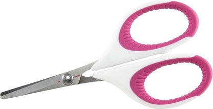 SINGER 4-3/4 inch Craft Scissors with Red & White Comfort Grip