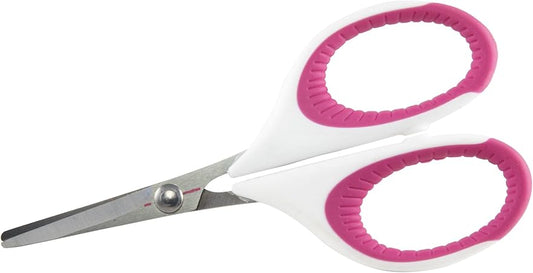 SINGER 4-3/4 inch Craft Scissors with Red & White Comfort Grip