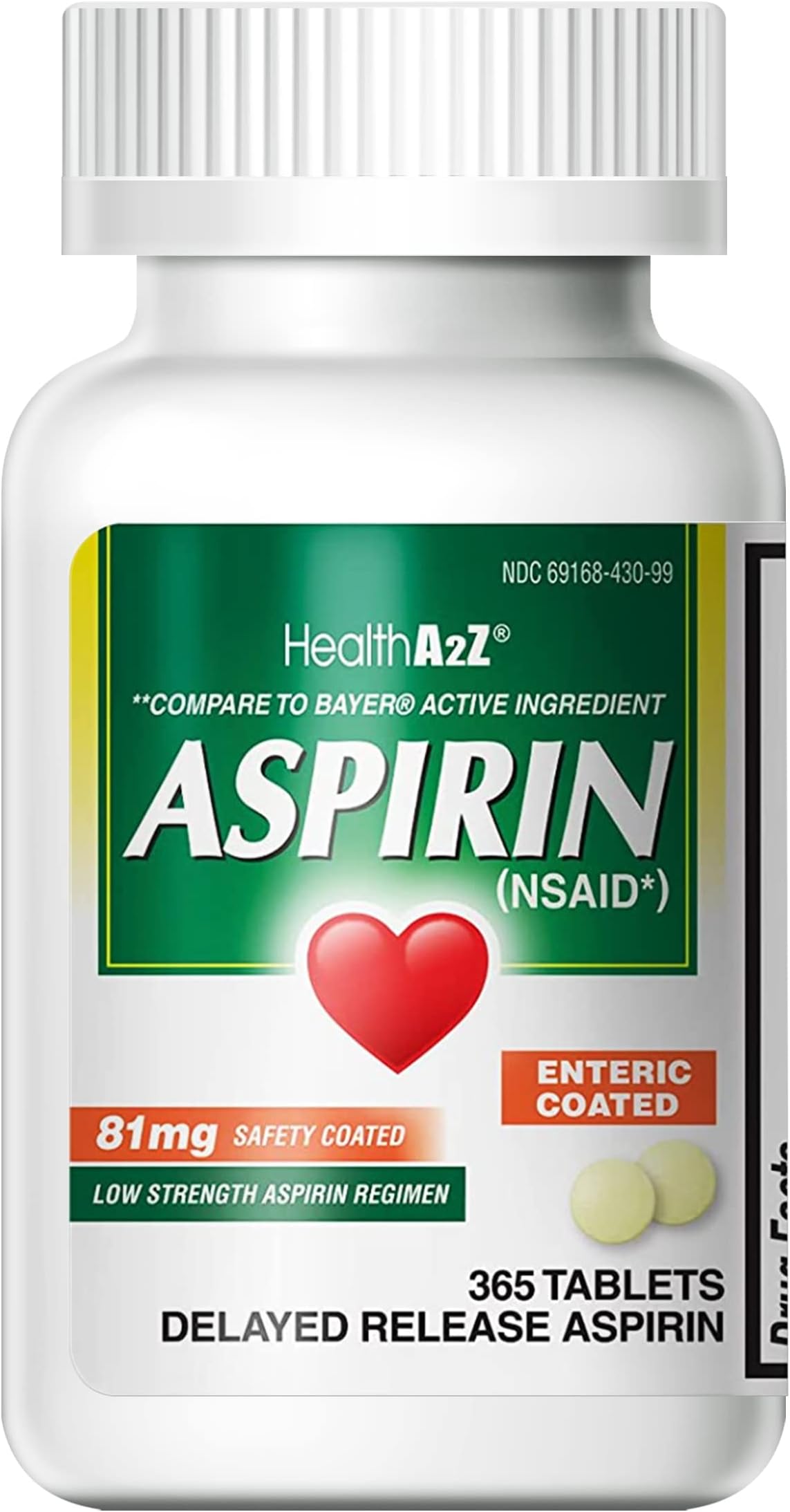 ASPIRIN CW 81MG 36 ORANGE