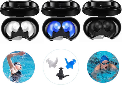 6 pair Kids Silicone Ear Plugs for Swimming.
