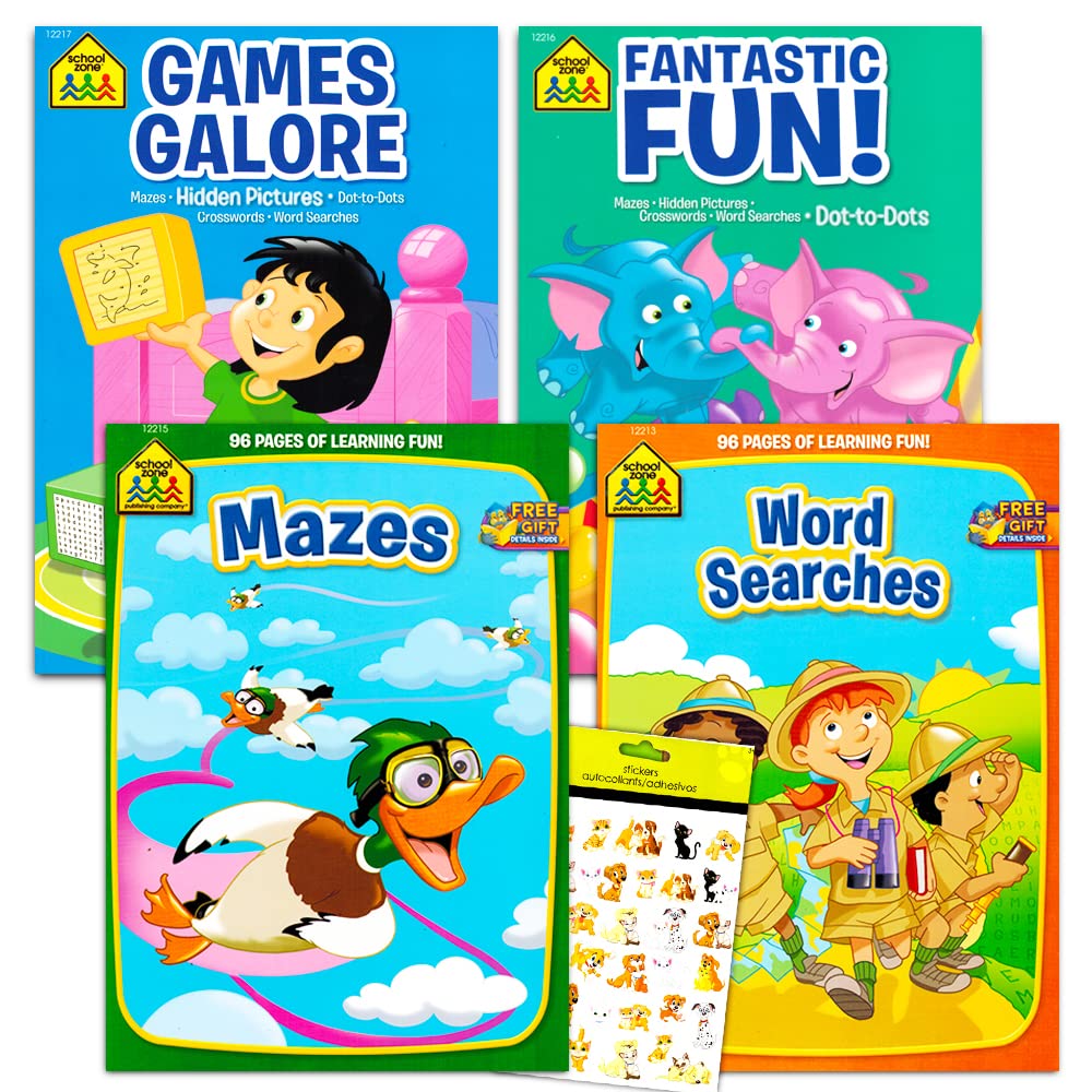School Zone An Activity Zone Book