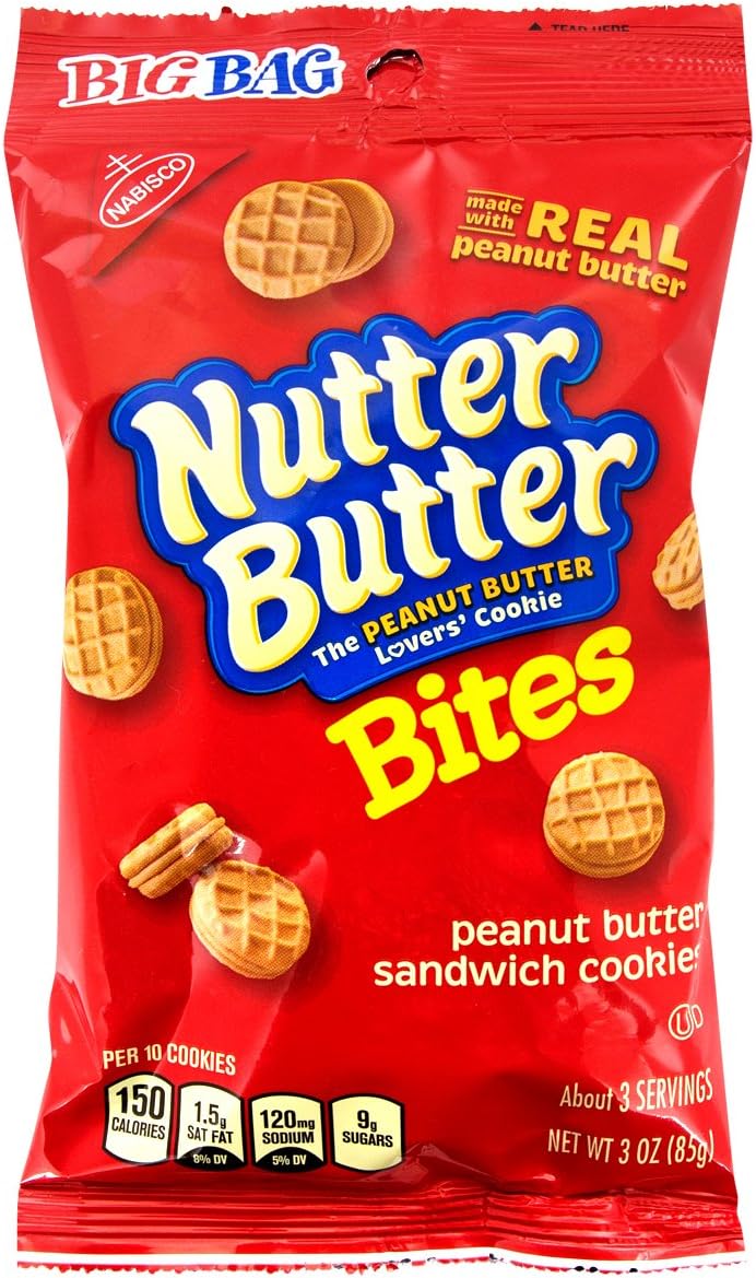 NUTTER BUTTER BITES 12X3OZ