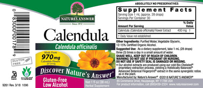 NATURE'S ANSWER CALENDULA FLOWER