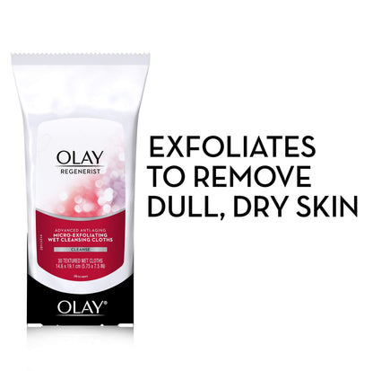 OLAY REGEN MICRO EXFOL CLTH30CT