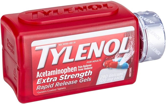 TYLENOL XTR STR RPID RLS 500MG CAP 100CT