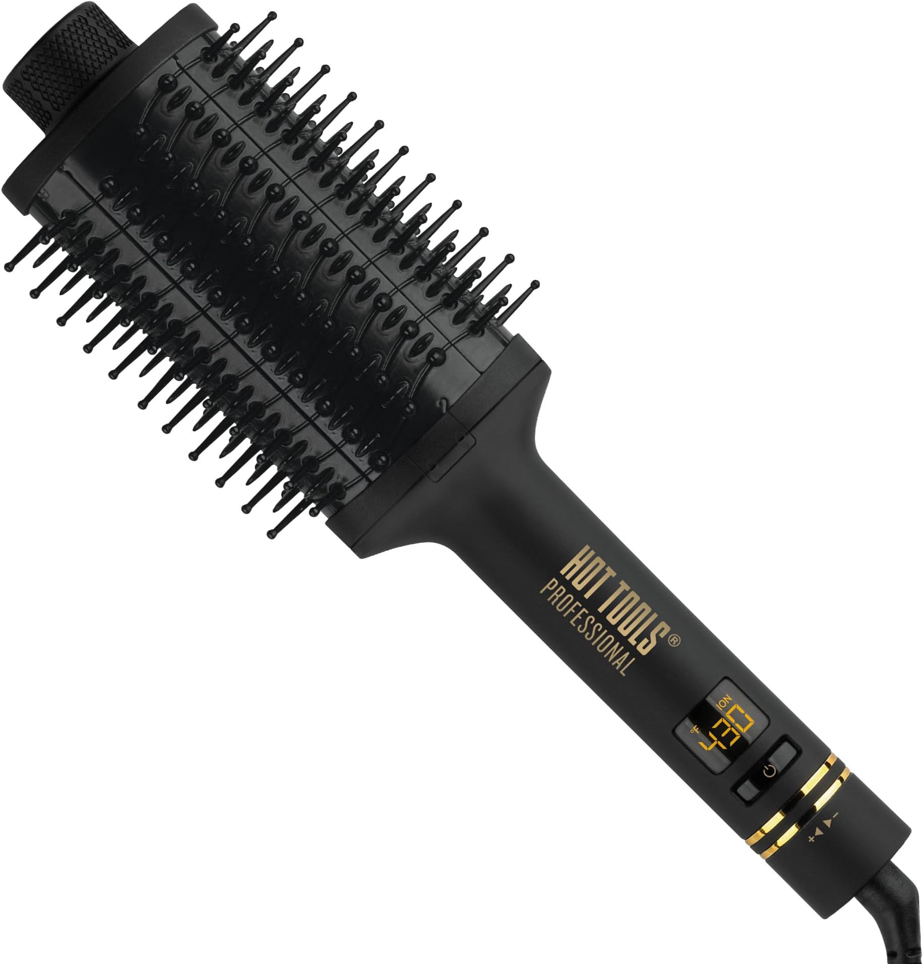 CHI 1.25 inch Tourmaline Ceramic Heated Round Brush - Ruby Red