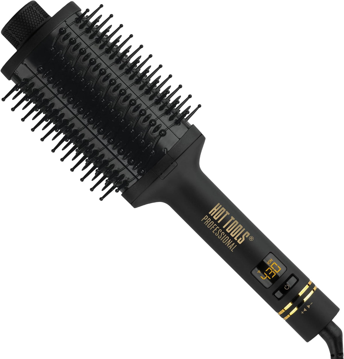 CHI 1.25 inch Tourmaline Ceramic Heated Round Brush - Ruby Red