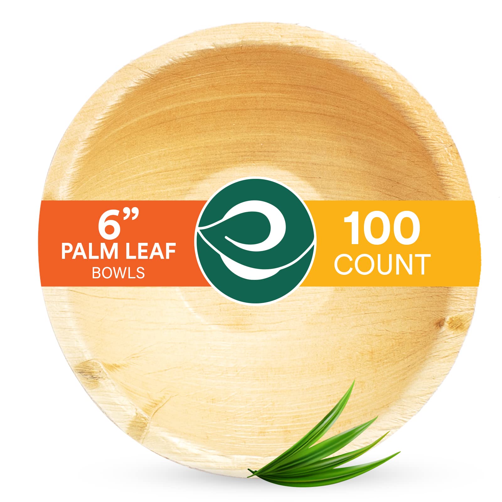 ECO SOUL RND BOWLS,16 OZ,PALM LEAF
