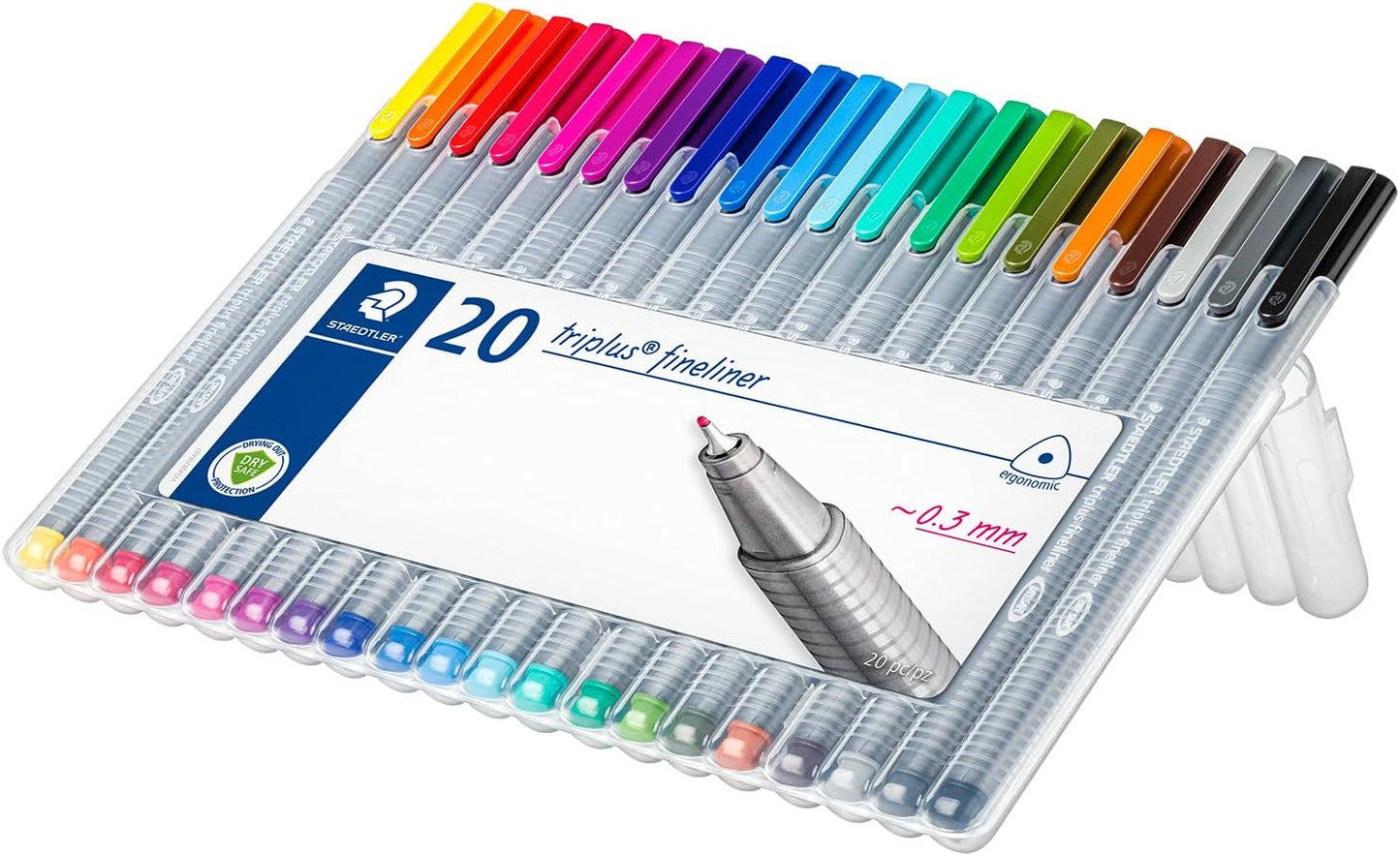 Staedtler 334-82 Silver Grey Fineliner Pen