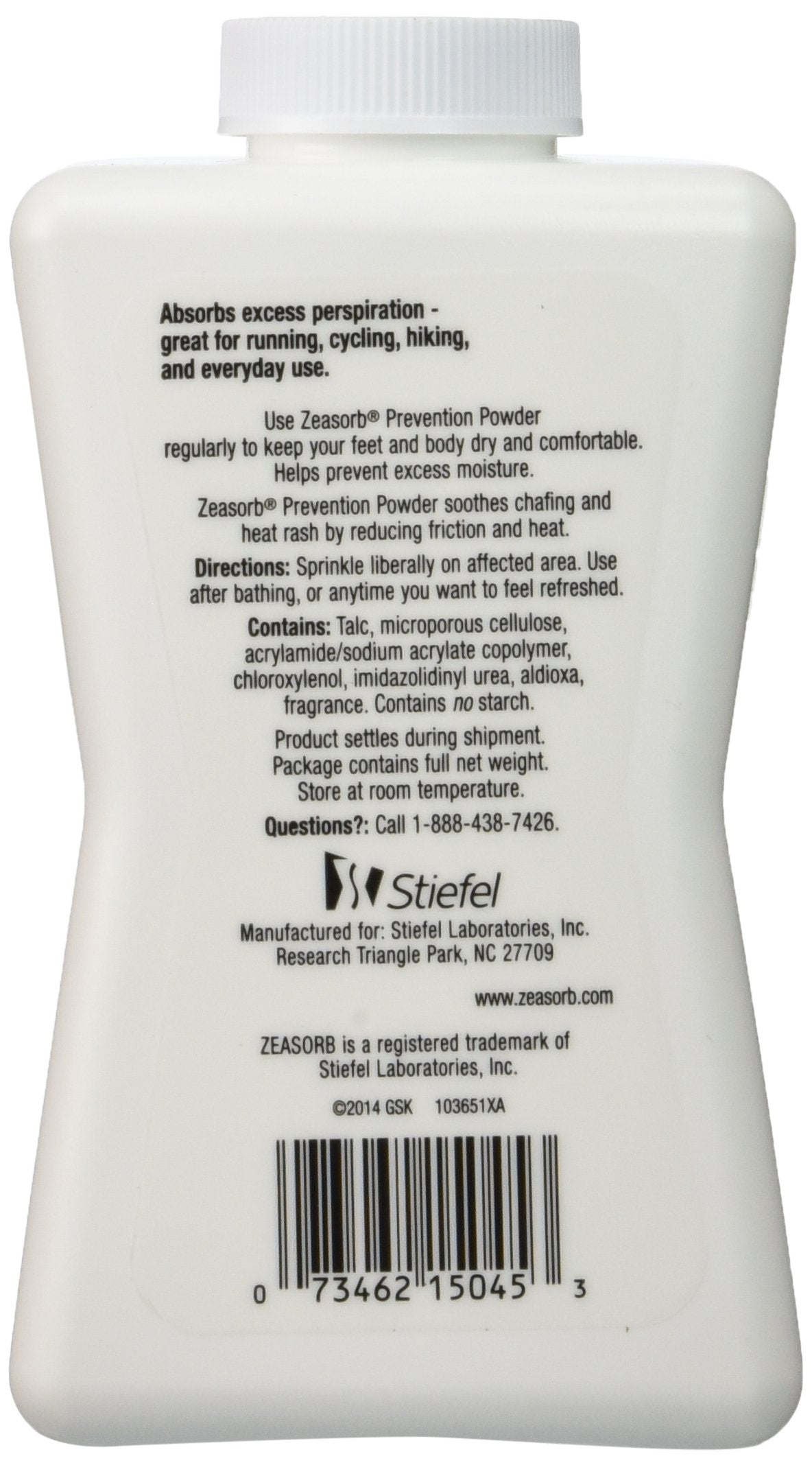 ZEASORB PREVENTION POWDER 2.5 OZ