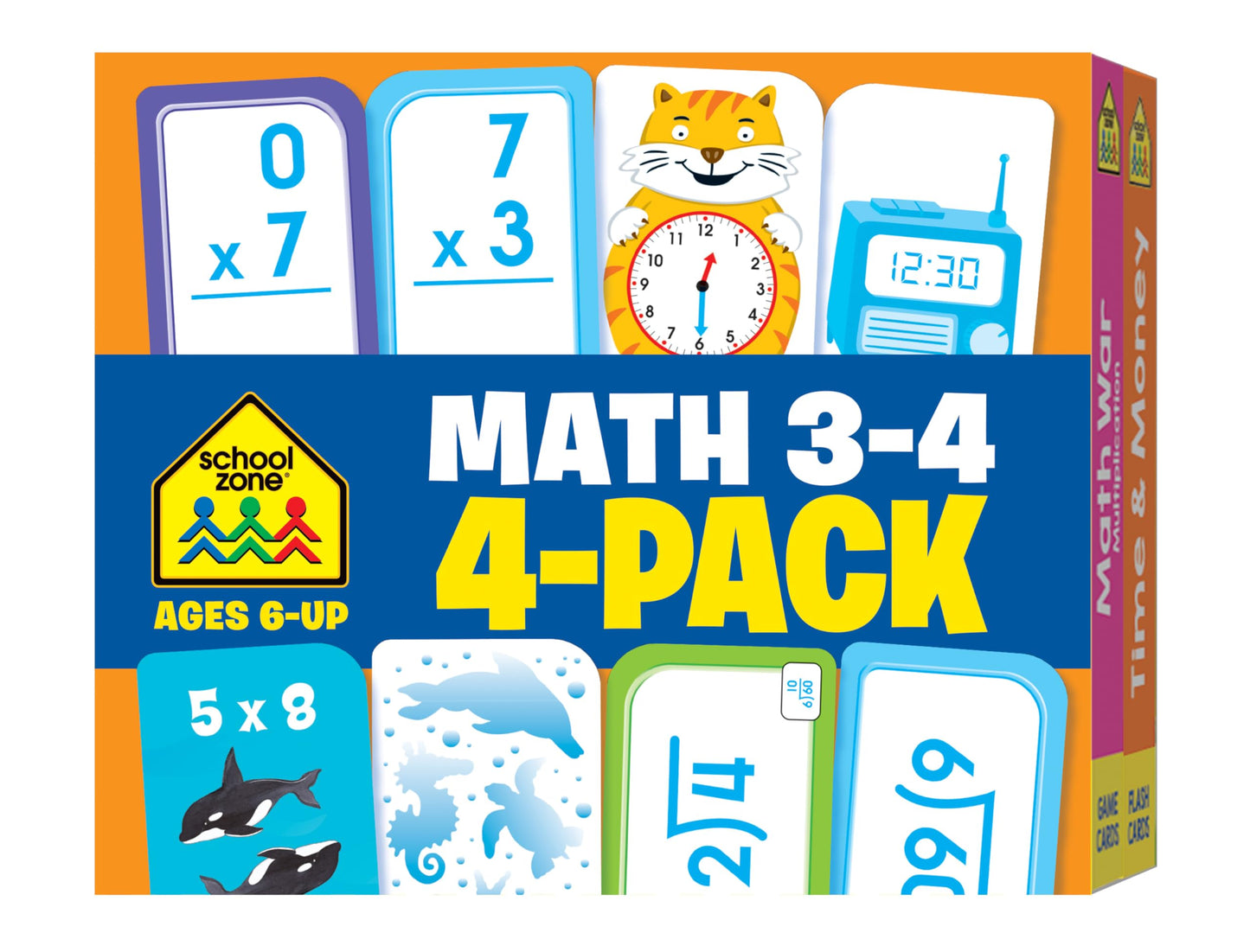 School Zone Multiplication & Division Grades 3-4 Workbook