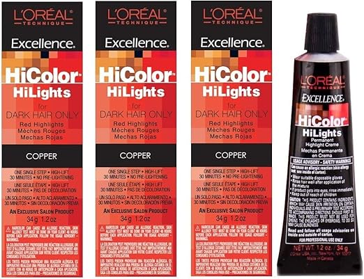 Loreal Excel Hicolor Hilights Copper 1.2oz