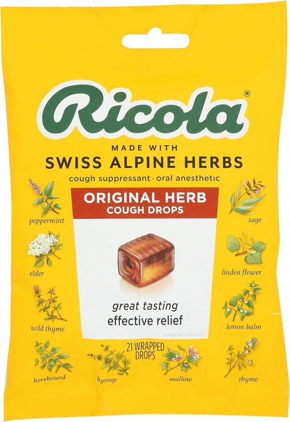 RICOLA STK ORIGINAL HERB DRP 20X9CT