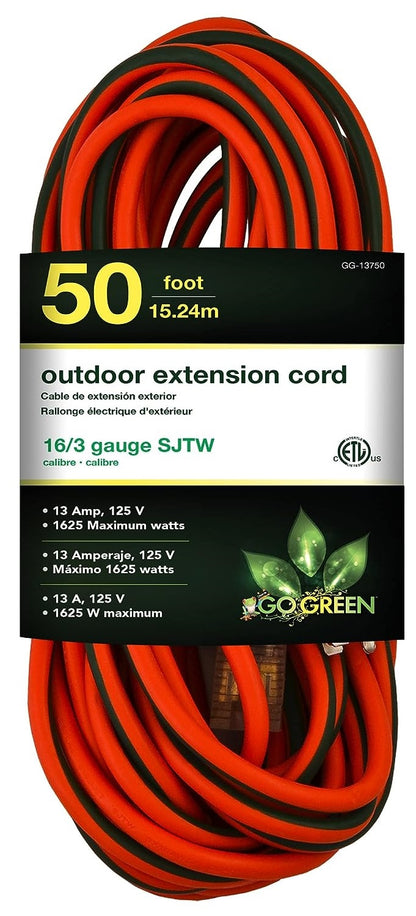 GE EXT CORD 9FT HD ORANGE