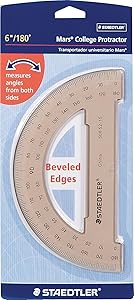 Staedtler Mars 180 Degree Semicircular 6" Protractor