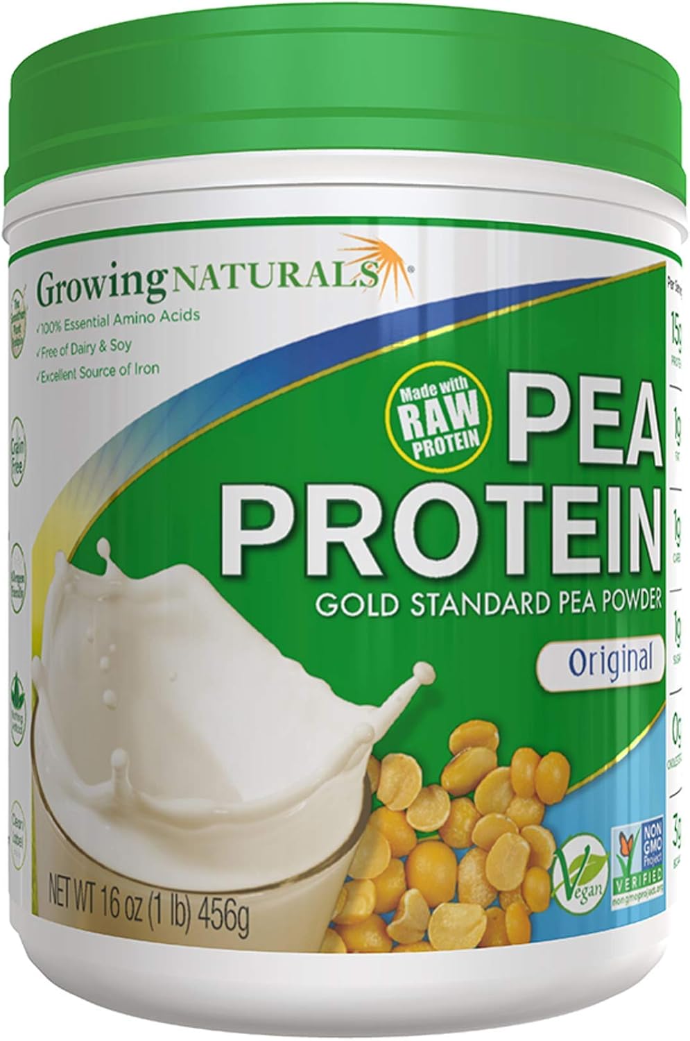 GROWING NATURALS PEA PROT PWD,CHOCOLATE