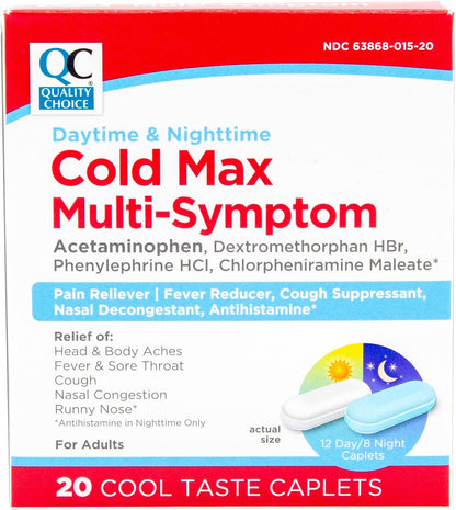 GNP COLD MAX DAY/NIGHT CAPLETS 20CT