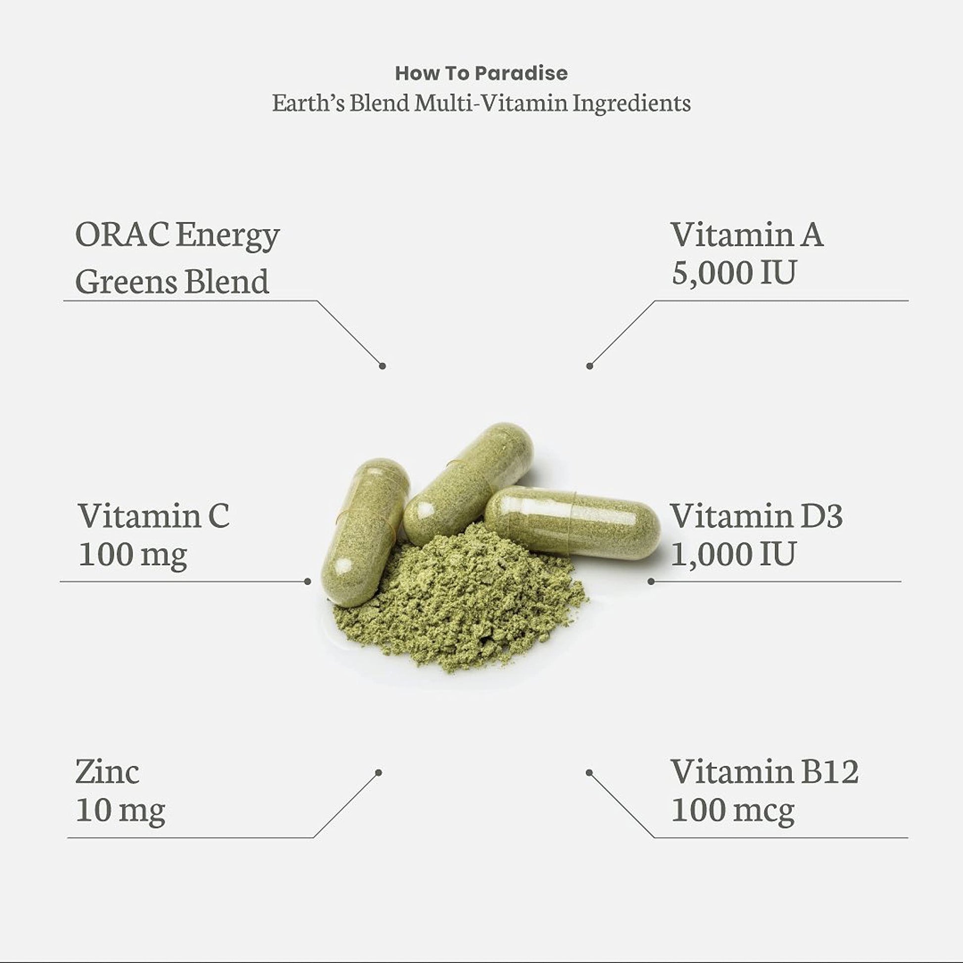 PARADISE HERBS ORAC ENERGY PROT GREENS