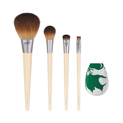 EcoTools The Core Five Make Up Brush and Sponge Set, 5 count