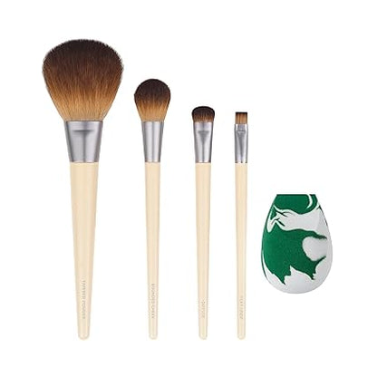 EcoTools The Core Five Make Up Brush and Sponge Set, 5 count