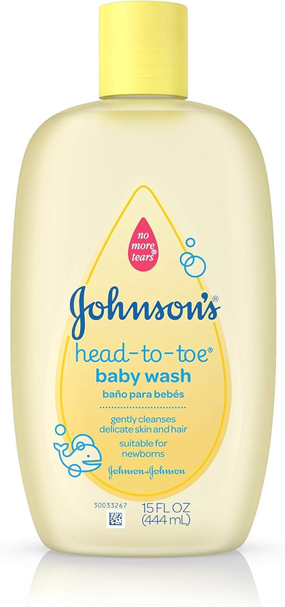 J&J BABY HEAD-TOE WASH    16.9Z