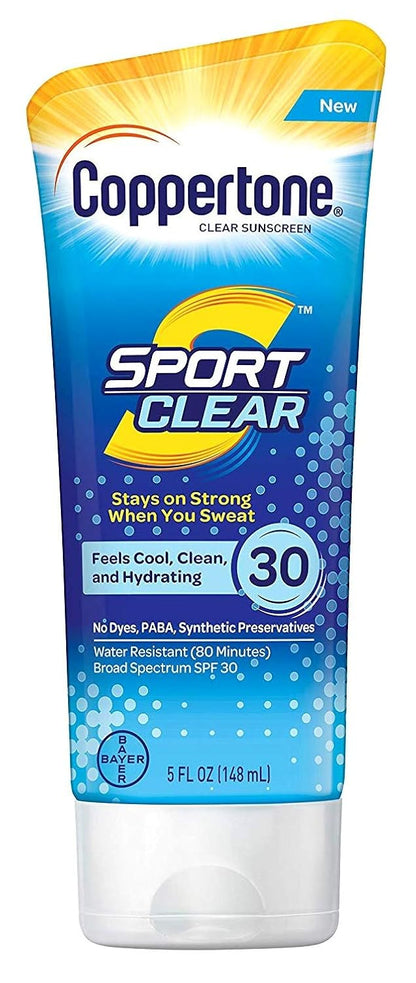 COPPERTONE SPORT CLEAR SPF30 LOT 5OZ