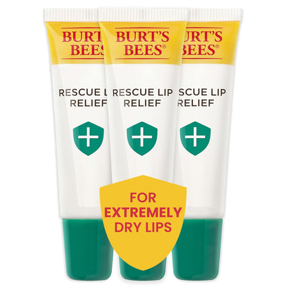 Burt's Bees Rescue Lip Balm - Elderberry, 2 count