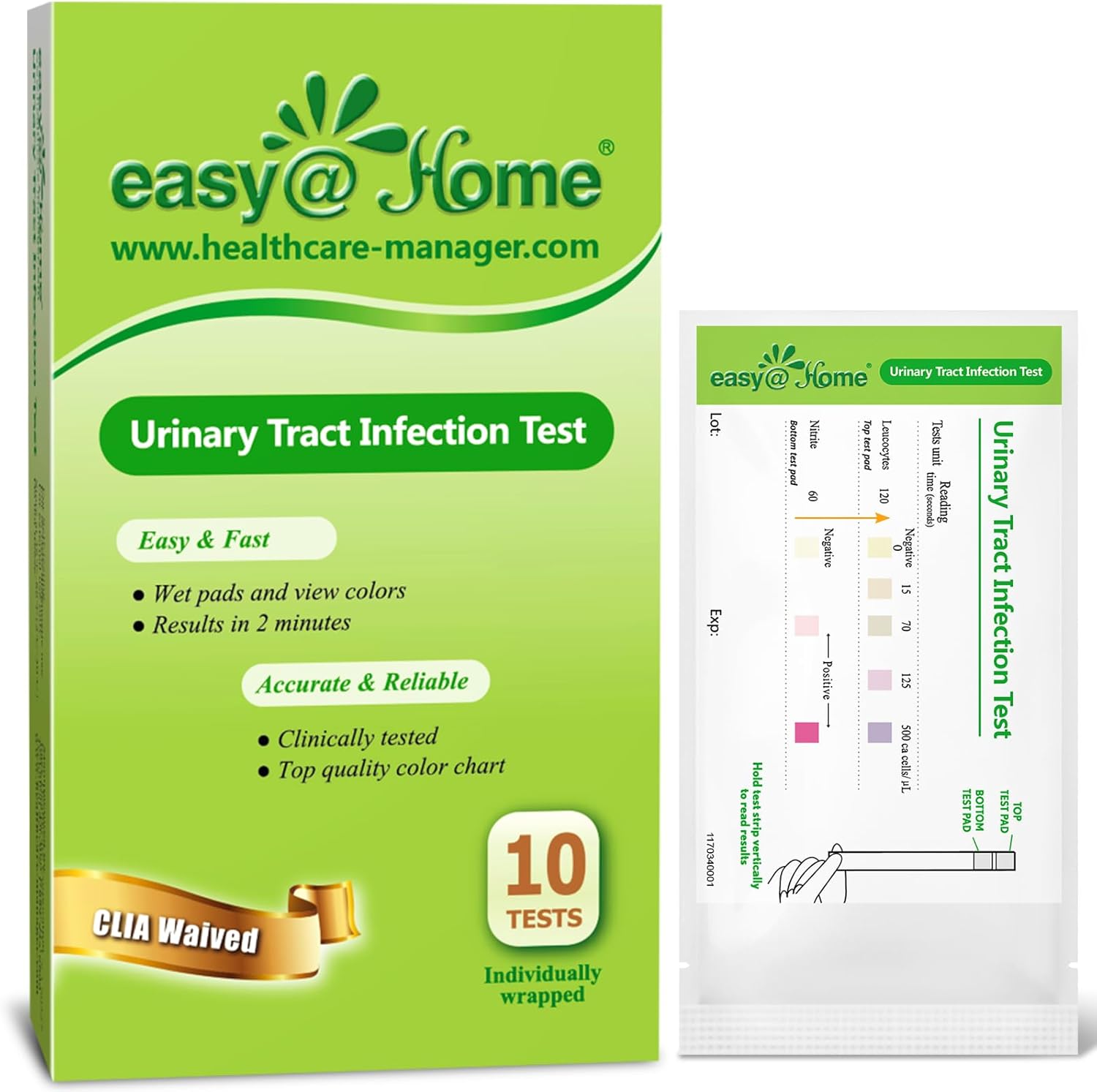 URINE UTI TEST 3CT AMERICAN SCREENING