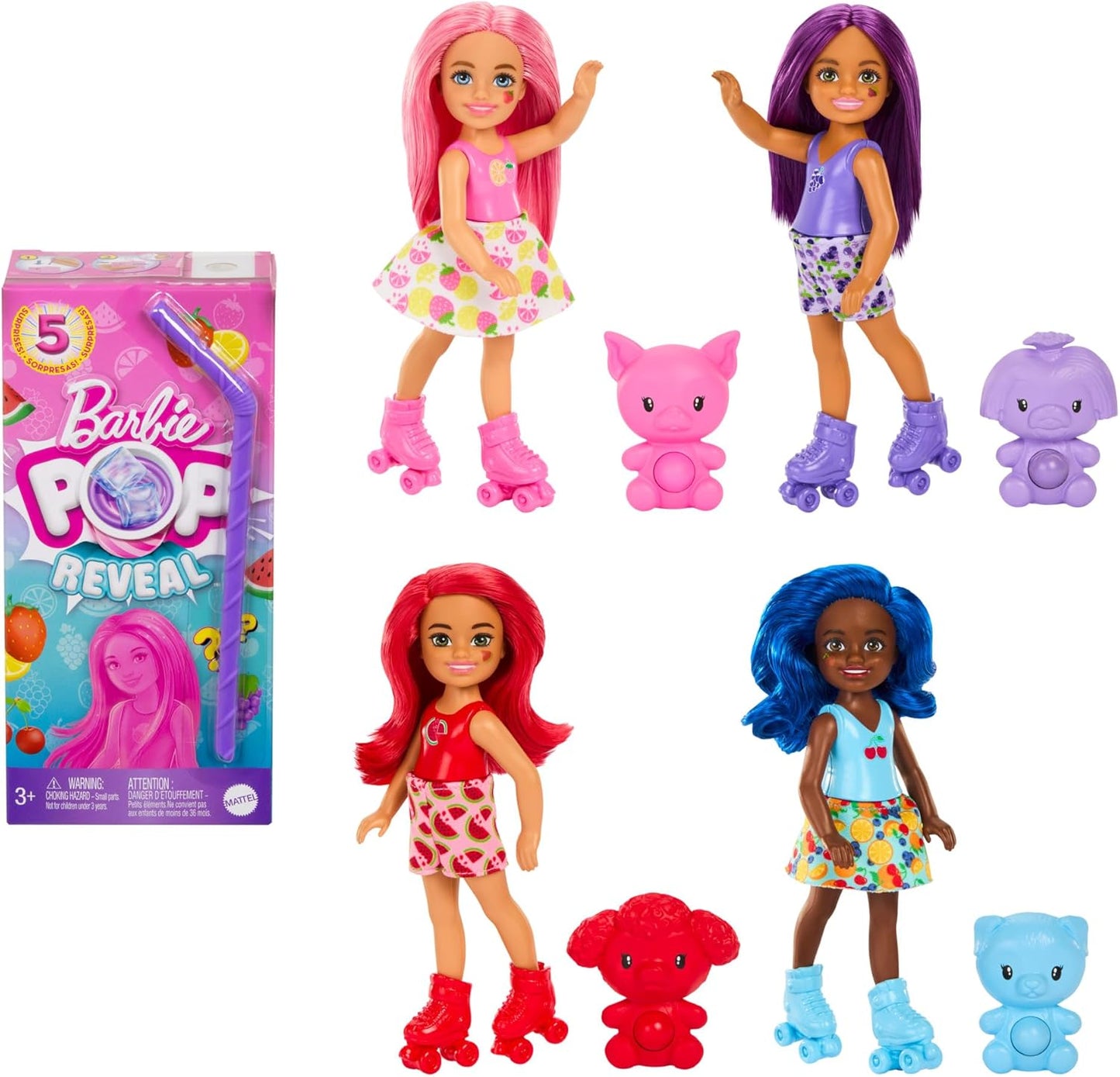 Barbie Pop Reveal Fruit Series Chelsea Doll - Assorted