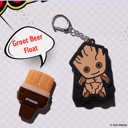 Lip Smacker Marvel Guardians of the Galaxy Groot Keychain Lip Balm - Groot Beer Float