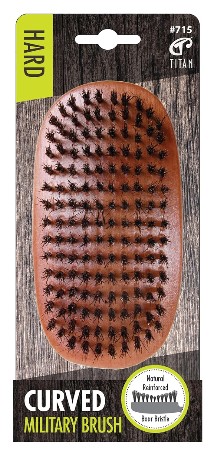 TITAN MILITARY BRUSH MED BRSTLE