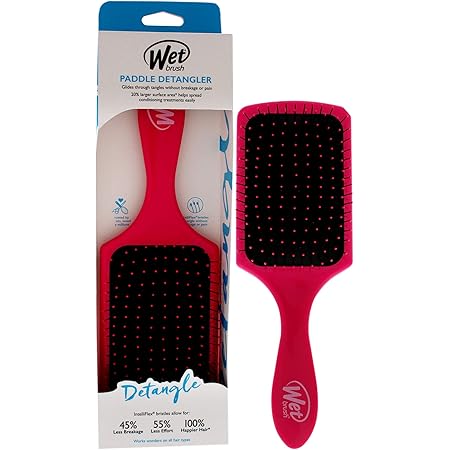 Wet Brush Paddle Detangler Hair Brush - Frost Purple