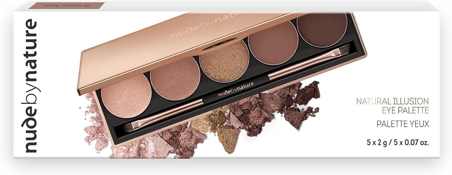 Nude by Nature Natural Illusion Eye Palette - 02 Soft Rose