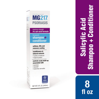 MG217 PSORIASIS 3% SAL ACID SHAM/CND 8OZ