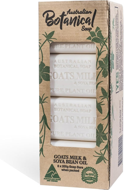 AUSTRALIAN BOTANICAL SOAP BAR SOAP,GOATS MLK W RASP