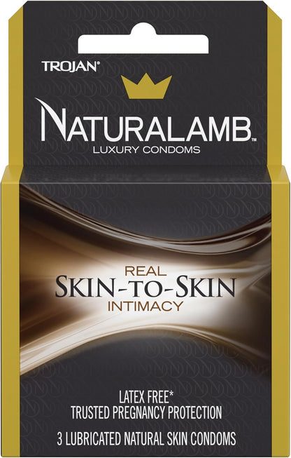 TROJAN NATURAL LAMB CONDOM 3CT