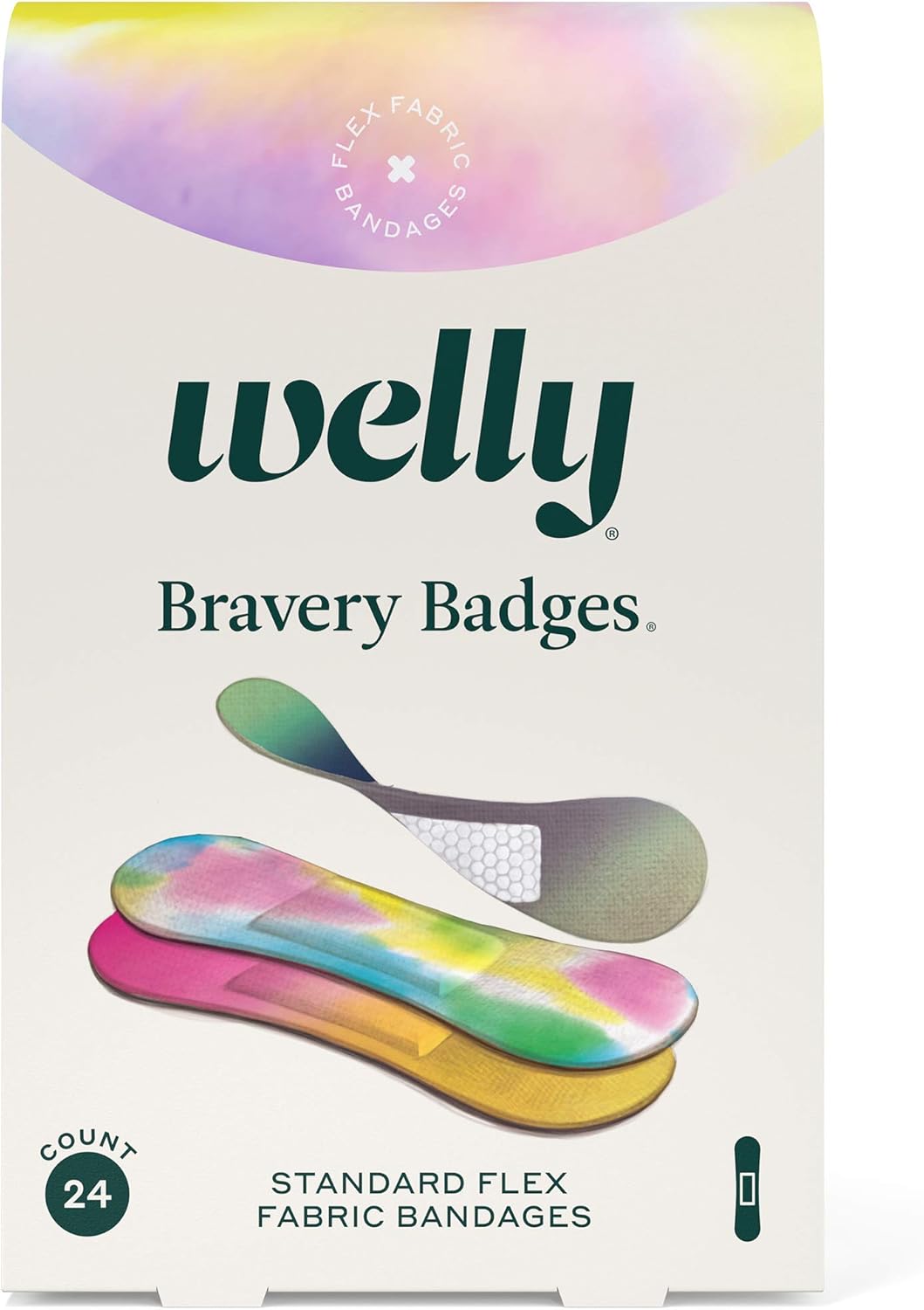 WellyBraveryBandagesColorwash48CT