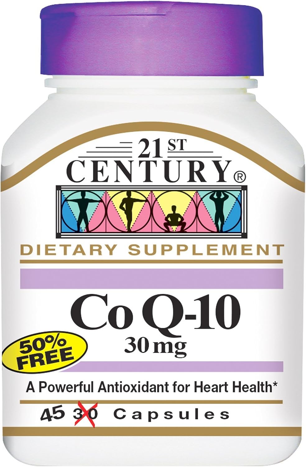 COQ10 30MG CAP 45CT 21ST CENTURY
