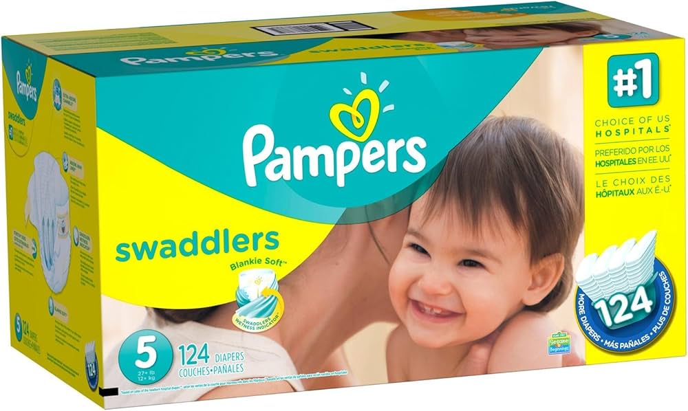PAMPERS SWADDLERS BF 32 JMBO S1