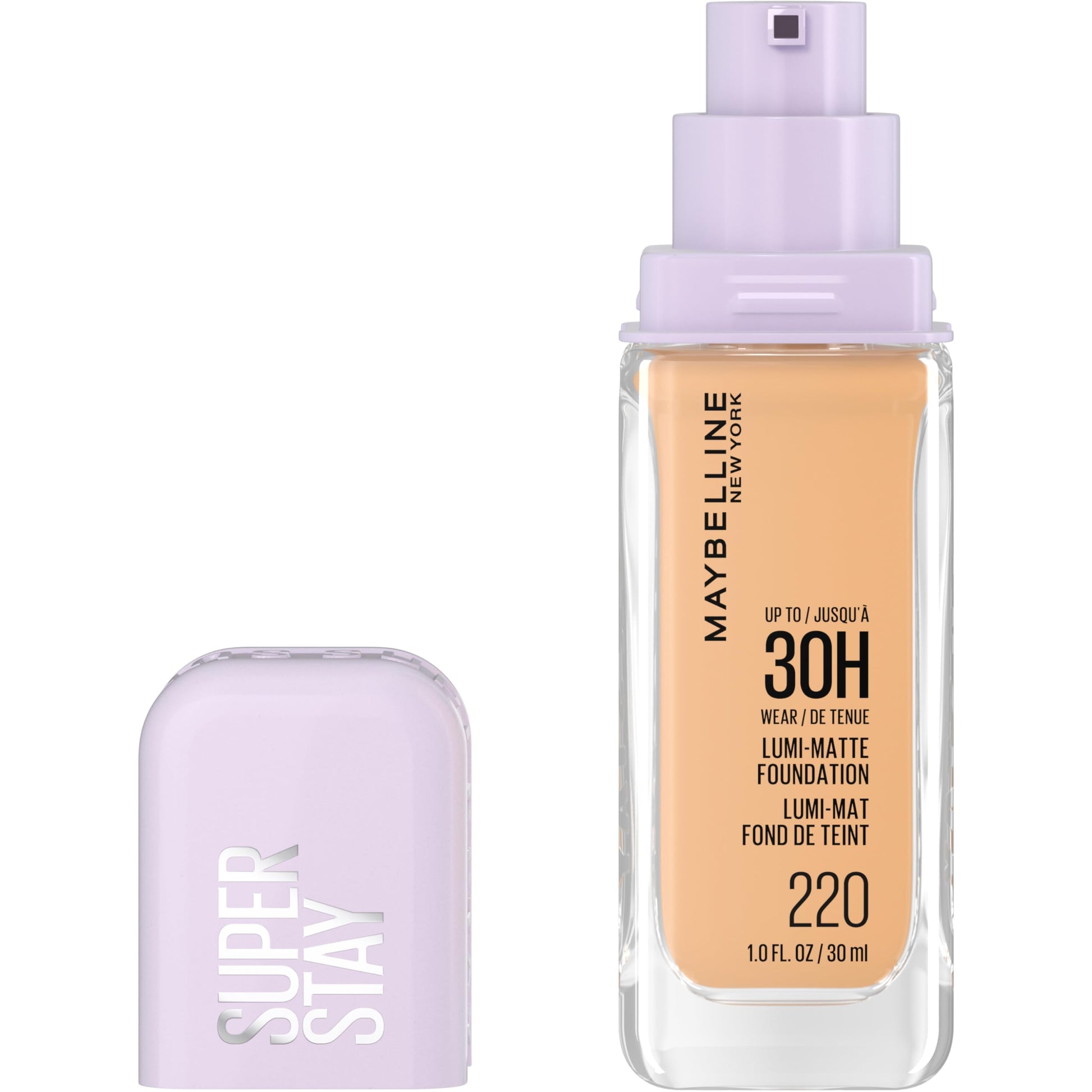 MAYBELLINE New York Super Stay Lumi-Matte Foundation Makeup, 370, 1 oz