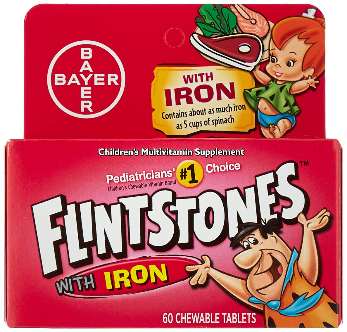 FLINTSTONES W/IRON CW 60