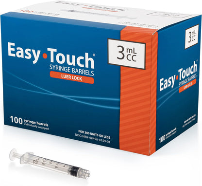 EASYTOUCH LUER LOCK TB BARREL 1ML 100CT