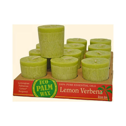 ALOHA BAY VOTIVE,ECOPALM,LEMON VERB