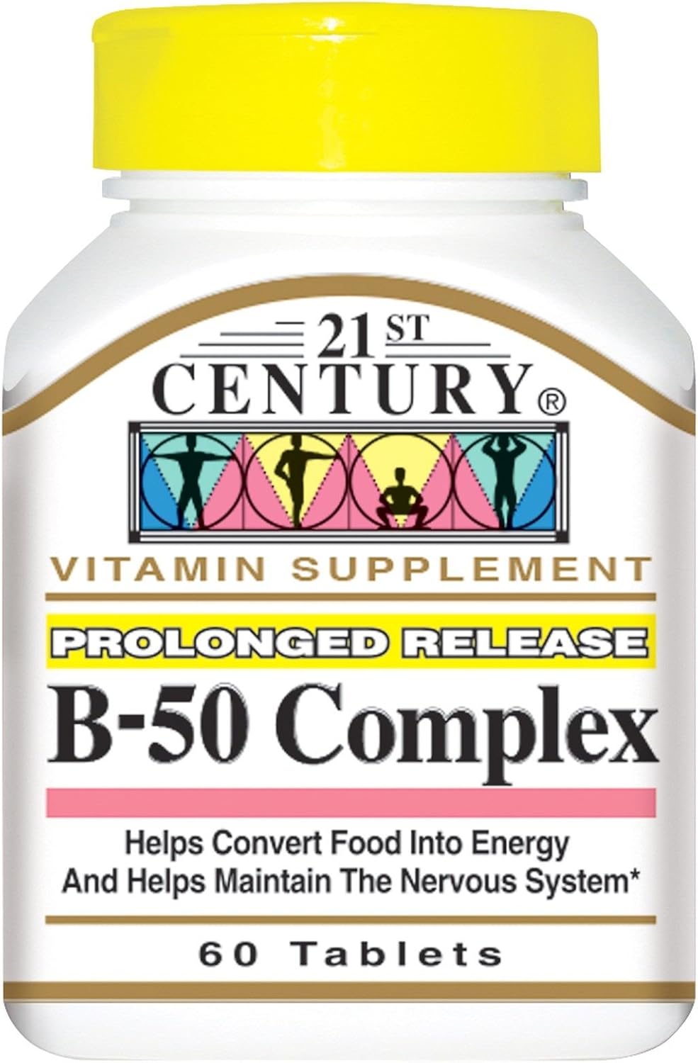 VIT B-50 COMPLEX TR TABS 60CT 21ST CENT