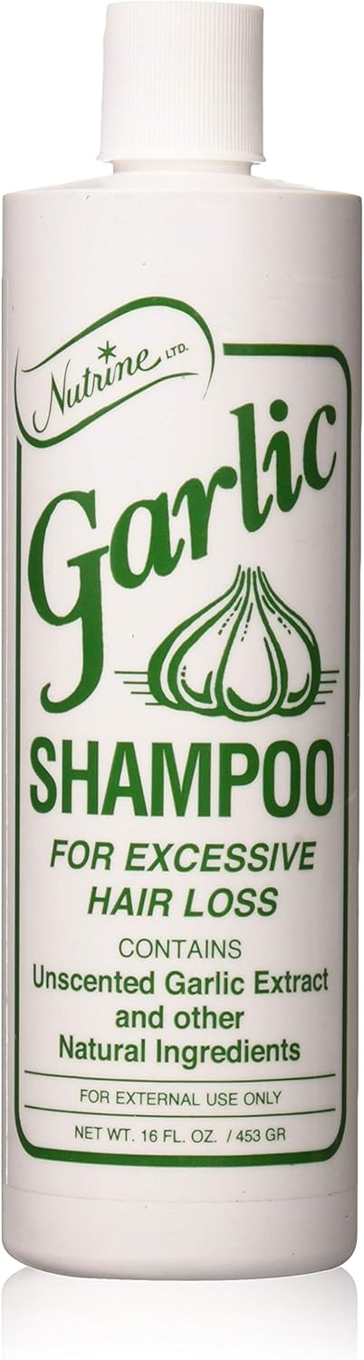 Nutrine Garlic Shampoo Unscented 16oz