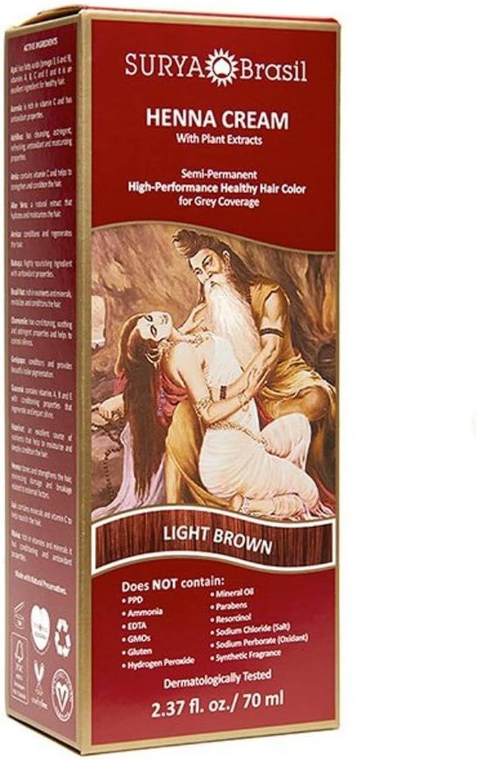 SURYA BRASIL HENNA CREAM,BURGUNDY